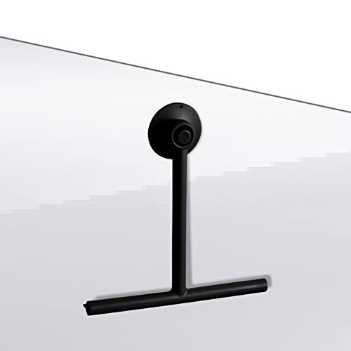 Extractor de ducha de silicona para ducha, limpiacristales de baño, limpiacristales de silicona con núcleo de acero inoxidable para ducha, baño, espejo, limpieza de cristal, azulejos