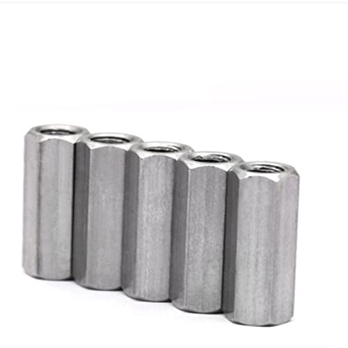 5 piezas M2 M2.5 M3 M4 hembra a hembra de acero inoxidable hexagonal espaciador columna cabeza plana doble paso-m4,8mm