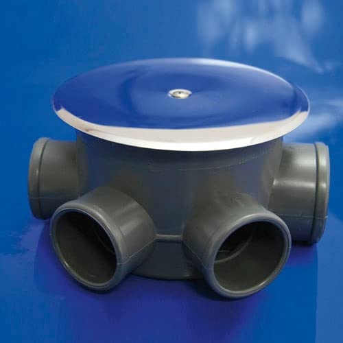 Bote Sifónico PVC T-85 110 50-40 Altura 105 mm.