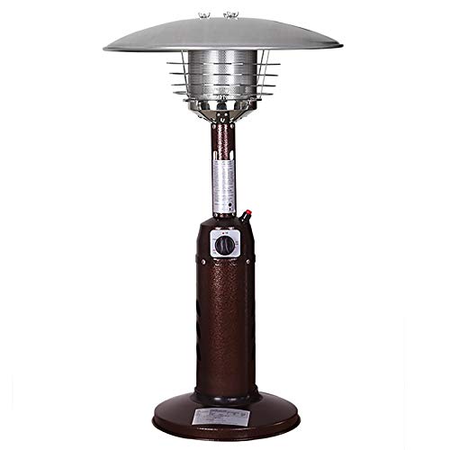CHARON Estufa Gas, Estufas Exteriores para Terraza Al Aire Libre Permanente Calentador De Gas Patio De Mesa De Hongos Calentador De Gazebo JardíN Camping