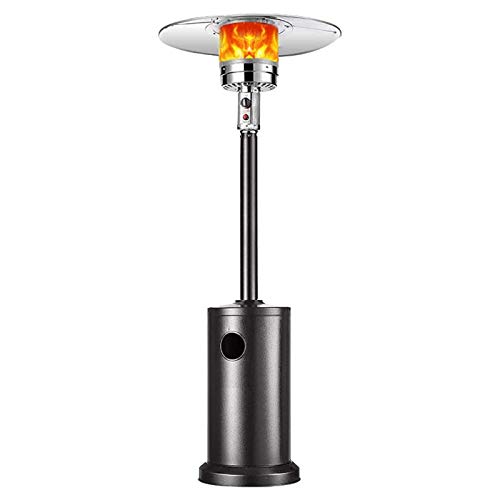 CHARON Estufa De Terraza De Patio De Gas Propano Calentador Al Aire Libre Calentador Superior W/Ajustable Termostato, Conveniente para El Patio, Comercial Restaurante