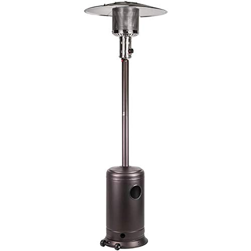 CHARON Estufas Exteriores para Terraza 48.000 Btu Premium Calentador De Patio, Estufa Gas, Barbacoa Y Al Aire Libre Calentador Partido