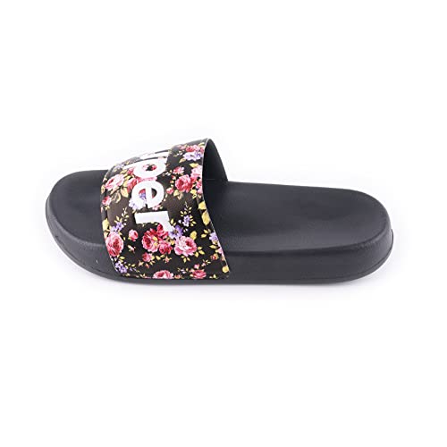 R-ISLAND Chanclas adulto,Chanclas impermeable para piscina,mujer,jovenes,Genial para playa,casa,ducha, (Negro, numeric_40)