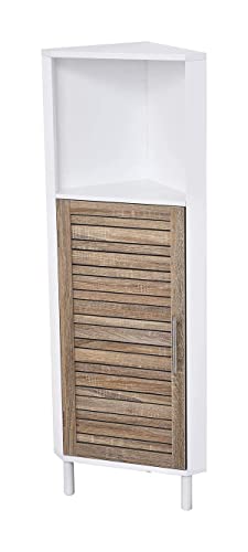 Mueble Columna de Esquina 1 Compartimento 1 Puerta 1 Estante