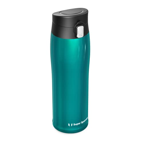 Super Sparrow Botella Agua Acero Inoxidable 18/10 - Botella Termica Ultraligero - 500ml - Termo Sin BPA, Botella Agua Niños, para Deporte, Viaje, Escuela, Exterior, Oficina, Hogar