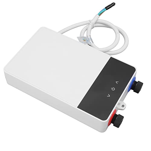 Calentador de agua instantáneo de 220V y 5500W, Mini calentador de agua instantáneo eléctrico sin gracias con calibre G1/2 para el baño del hogar