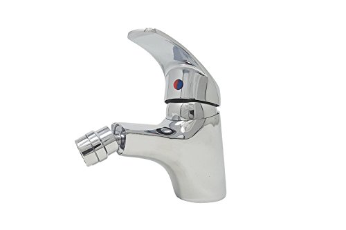 Grifo mezclador baño bidet casa cabeza móvil gris plata basic 8413