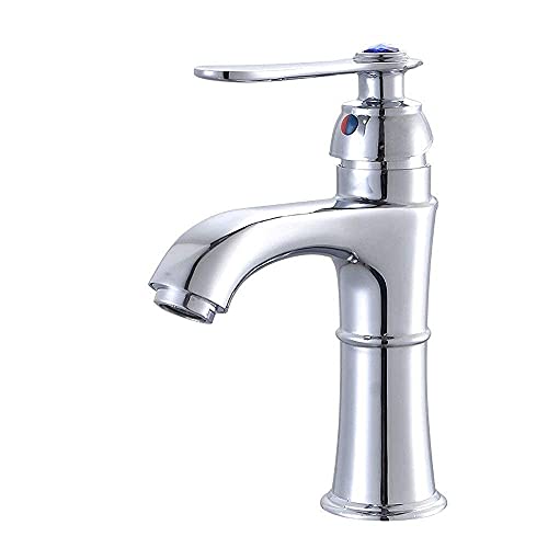 Grifos, aleación de zinc, grifo de cocina de un solo agujero para lavabo sobre encimera
