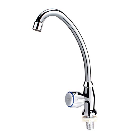 Mainen Grifo de cocina, grifo de acero inoxidable 304, rotación de 360 ??grados, grifo de fregadero de cocina, grifo redondo curvo, mezclador de cocina