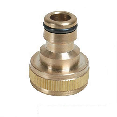 Silverline Tools 598438 - Conector rápido de latón para grifos (BSP 3/4' - 1/2' Macho)