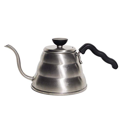 QYWSJ Hervidor de Café Por Goteo de 1L / 1.2L, Tetera Verter Sobre Hervidor De Café Con Cuello de Cisne, Hervidor de Té de Ebullición Rápida de Acero Inoxidable de Capacidad 304, Para Home Cafe