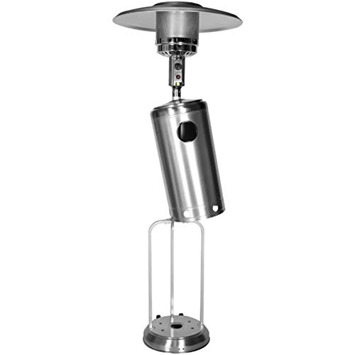 CHARON Estufas Exteriores para Terraza, Estufa De Terraza De Inoxidable con Cubierta Exterior Licuado Calentador De Gas para Restaurantes Al Aire Libre