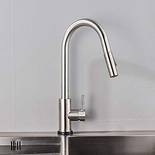 SENWEI Extraiga el Sensor Grifo de la Cocina Mezclador de Grifo de Control táctil Sensible de Acero Inoxidable para el Sensor táctil de la Cocina