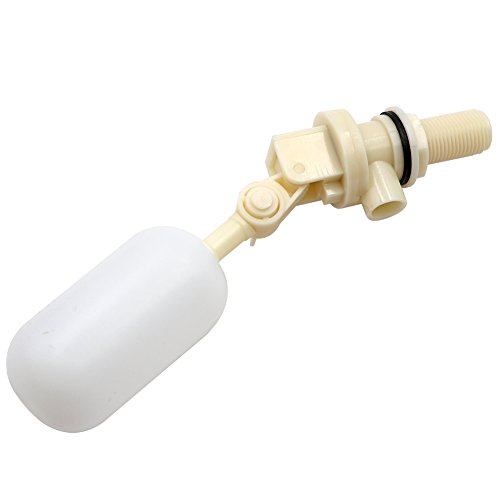 MUALROUS Válvula de Flotador para Montaje En Tanque Válvula de Bola Flotante de Cuenco de Agua para Perros Con Brazo Ajustable Apagado Automático De 1/2 Pulgada NPT para Acuario Peces Ovejas Ganado