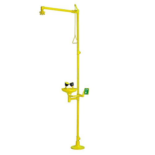 Ducha/lavaojos con Doble Mando - EiS Experts in Safety - Amarillo