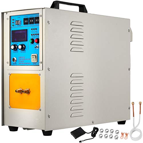 VEVOR Horno de Fusión de Alta Frecuencia de 15kW, Calentador de Inducción, 2.200 ℃, Horno de Calentamiento 230 V, Horno de Calentamiento por Inducción para Soldadura Fuerte Hardware Electrodomésticos