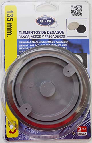 S&M 751233 Tapa completa bote sifónico inoxidable 135 mm