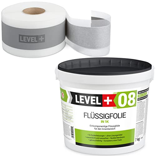 Juego de bandas impermeables de 7 kg, lámina líquida, 5 m, banda de sellado, set de sellado para ducha o baño SET01
