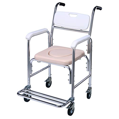 Chang Xiang Ya Shop Sillas con Inodoro Taburete De Baño Asiento De Inodoro Inodoro Móvil Silla De Ducha Silla De Baño Inodoro For Ancianos Cojinete De Carga 200 Kg Sillas con Inodoro