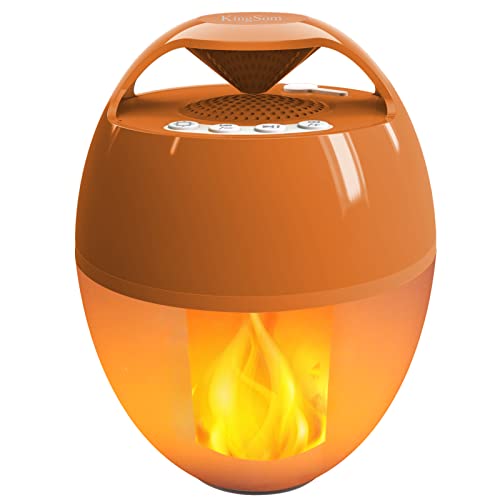 Altavoz Portátil Inalámbrico Bluetooth, Altavoz Bañera con Luces Efecto llama, Hasta 10h de reproducción con Sonido de Alta Fidelidad, Altavoz Ducha Bluetooth Resistente al Agua IP68, Mic Incorporado