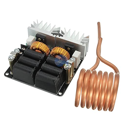 Removedor de pernos de calentamiento por inducción 1000W 20A ZVS Placa de calentamiento por inducción de bajo voltaje Módulo de fuente de alimentación Controlador Flyback Bobina del calentador Calefac