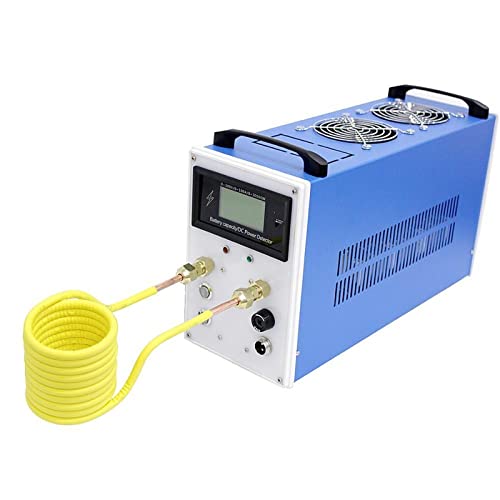 Removedor de pernos de calentamiento por inducción Calentador de inducción ZVS de 2800W, máquina de calentamiento por inducción, horno de fundición de Metal, equipo de enfriamiento de Metal + crisol +