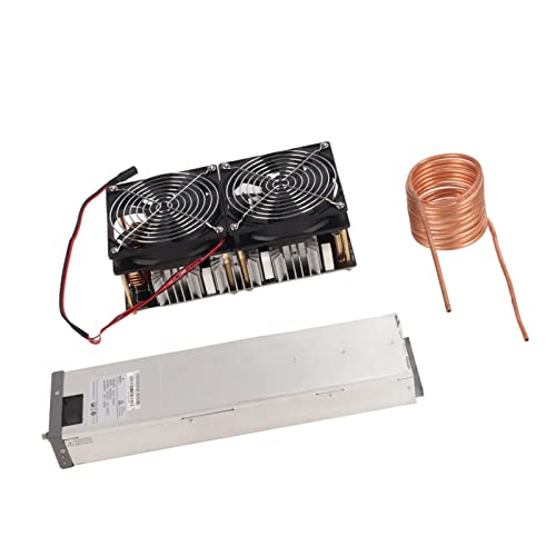 Calentador de Inducción de 2500 W 50 A, Placa de Calentamiento por Inducción de Alta Eficiencia DC12-48V con Tubería de Bomba de Agua, Módulo de Máquina de Calentamiento por