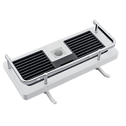 Bandeja de ducha sin taladrar, barra de ducha, organizador de baño, cesta de ducha, práctico accesorio de baño, barra de ducha para baño, barra de ducha