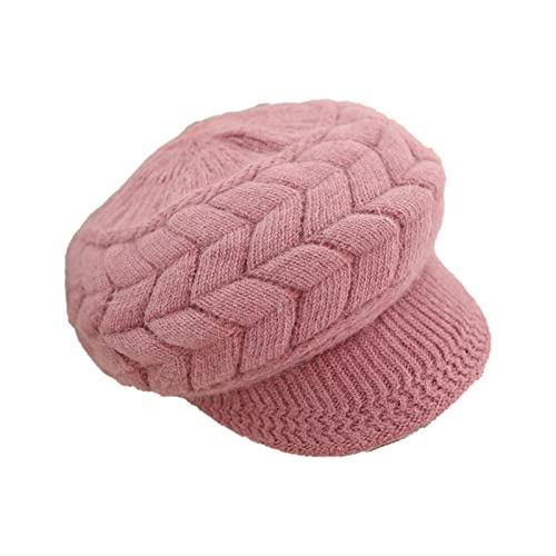 Precio Calentador Gas Gorro de Invierno cálido Lavable para Mujer, Gorro de Punto con Personalizado Calefactor Invernadero (1-Purple, A)