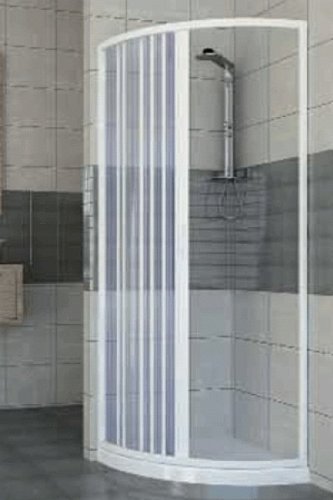 Box ducha extensible Rollplast Abertura Lateral Mod. Senior Vulcano 80 x 80 PVC