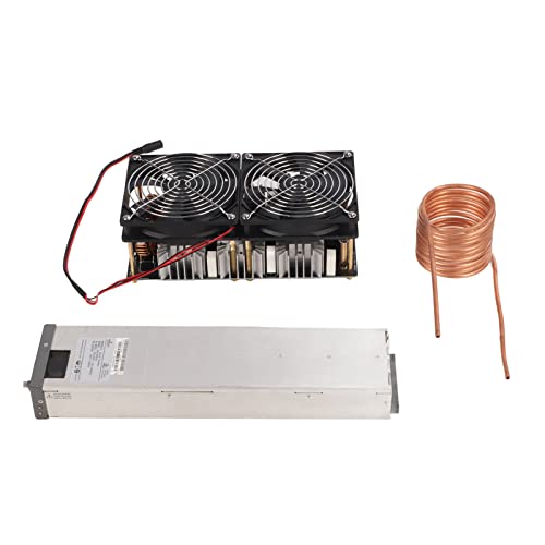 Calentador de Inducción, DC 12-48V 2500W ZVS Calentador de Inducción Módulo de Placa PCB de Calentamiento con Tubería de Bomba de Agua