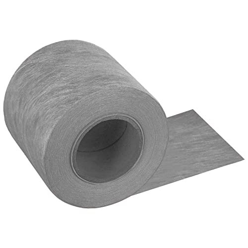 VEVOR Membrana Impermeable de Polietileno Gris Lámina Impermeabilizante 0,13x35m Rollo de Membrana de Desacoplamiento Grosor de 0,26 mm Membrana para Ducha Cortable 3 Capas para Azulejo Cerámica Pared