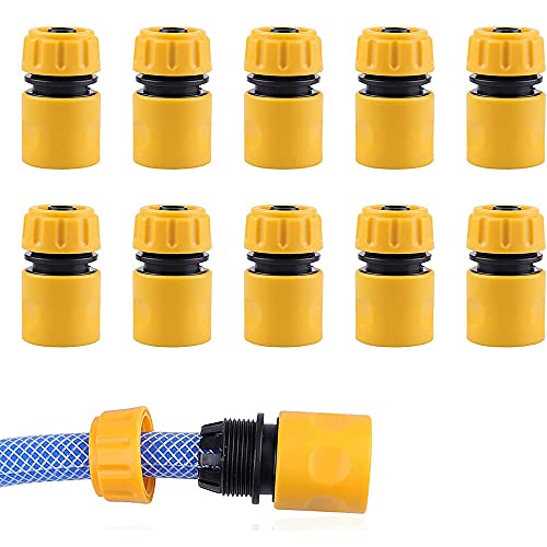 WBYNB Conector De Jardín Rápido, 10 Piezas Conector De Manguera Rapidoconector Rápido para Grifos, Fácil De Instalar, Se Utiliza para Conectar Mangueras De Jardín y Limpiadores De Alta Presión