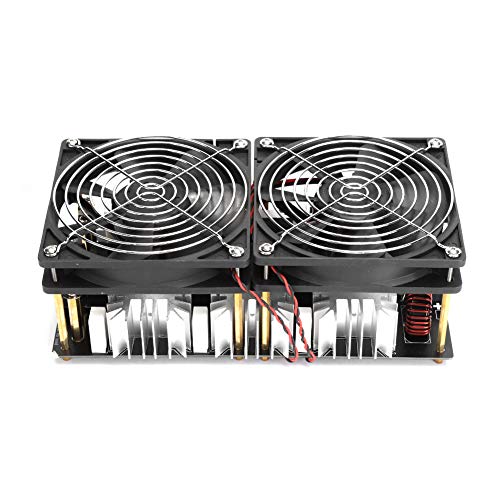 Placa de Calentamiento por Inducción,2500W Calentador de Inducción de Alta Frecuencia y Alta Potencia,Módulo de Placa Calefactora con Bobina Espiral y Bomba de Agua,