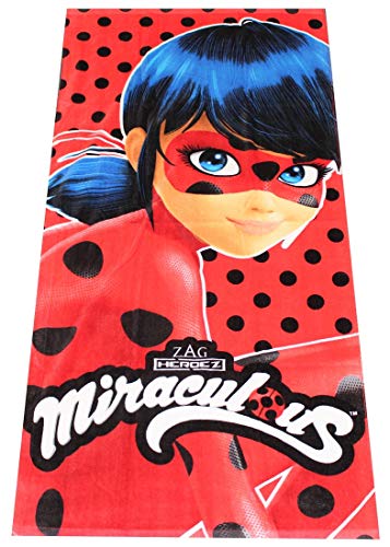 Miraculous Ladybug Toalla de Ducha Playa 70 x 140cm