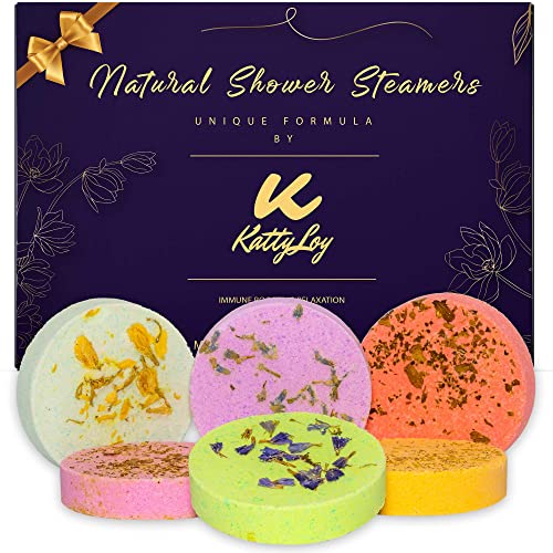 Katty Loy - Bombas de Baño de Vapor de Ducha - Regalo de Baño de Lujo - Regalo Para Mujeres Mamá Niña Novia Su Señora Esposa - Menta Rosa Fresa - Novedad Cumpleaños Calcetín de Navidad Relleno