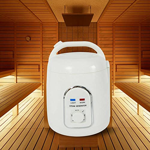 SHZICMY Generador de vapor portátil para sauna, baño de vapor, ducha de vapor, baño de vapor, vapor, sauna vapor, generador de vapor, con temporizador, 900 W, 220 V