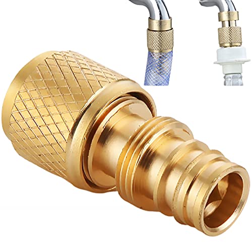 Accesorios Roscada Conexion Rapida Agua Para Manguera La Cocina Jardin Adaptador de Grifo Adaptador de Grifo Para Manguera de JardíN LatóN Para Conectar Grifos Para TuberíAs de Agua de Cocina y JardíN