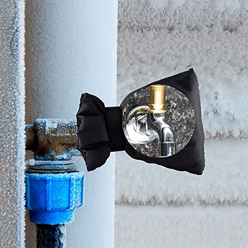 Momolaa Grifos Fregadero De Pa Roca Cubierta exterioresEvite Que su se enfríe en el Invierno Hombre Cocina Abatible Inoxidable (Black, One Size)